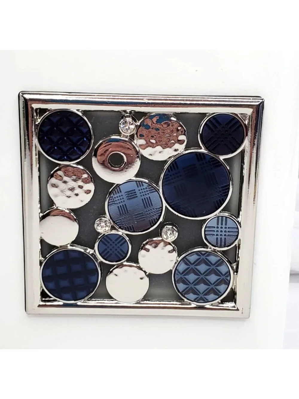 Scentsy Custom Sleek White Full Size Warmer with Dazzle Bling Gallery Frame